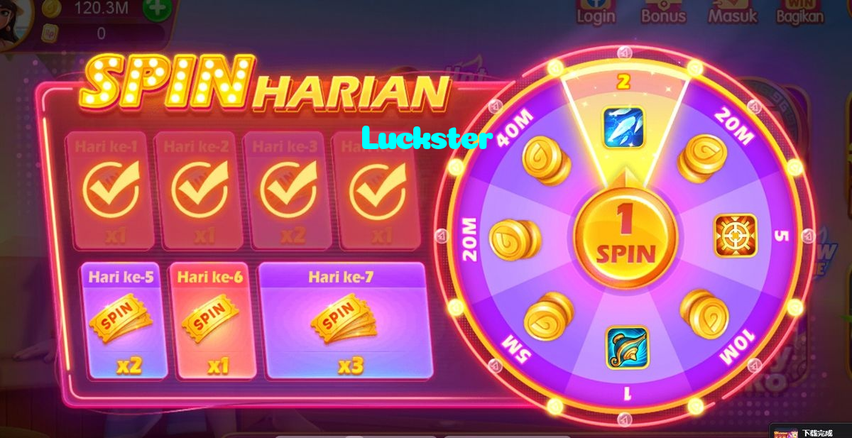 Luckster casino presented on mobile device in Pakistan with slots and live games